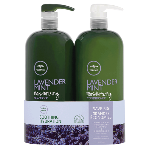 Paul Mitchell Tea Tree Lavender Mint Shampoo And Conditioner Duo, 1L