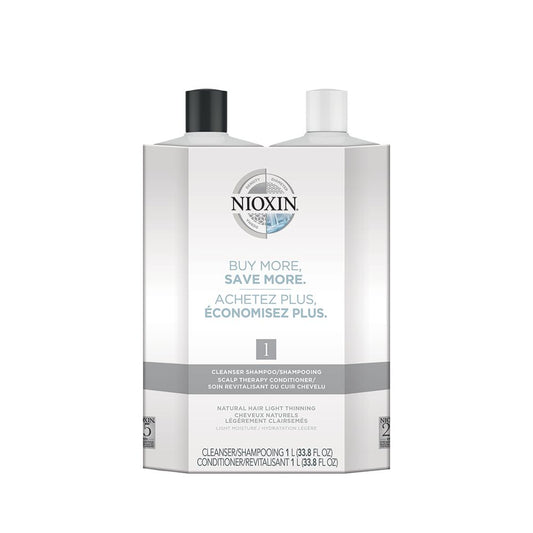 Nioxin System 1 Litre Duo - Cleanser & Scalp Therapy