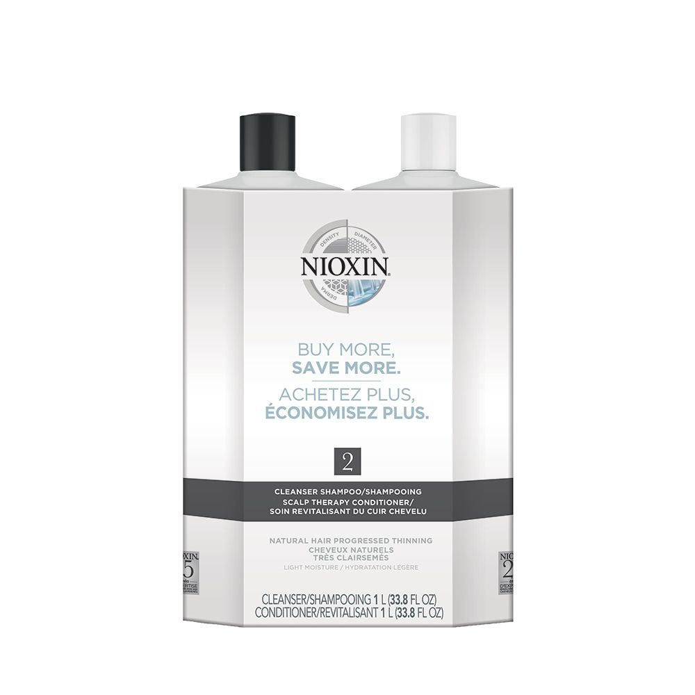 Nioxin System 2 Litre Duo - Cleanser & Scalp Therapy