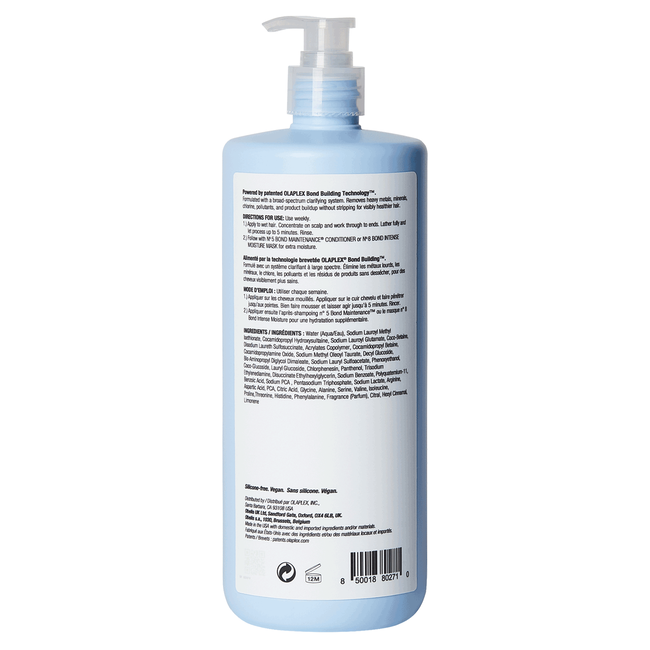 Olaplex No. 4C Clarifying Shampoo Ingredients 1L