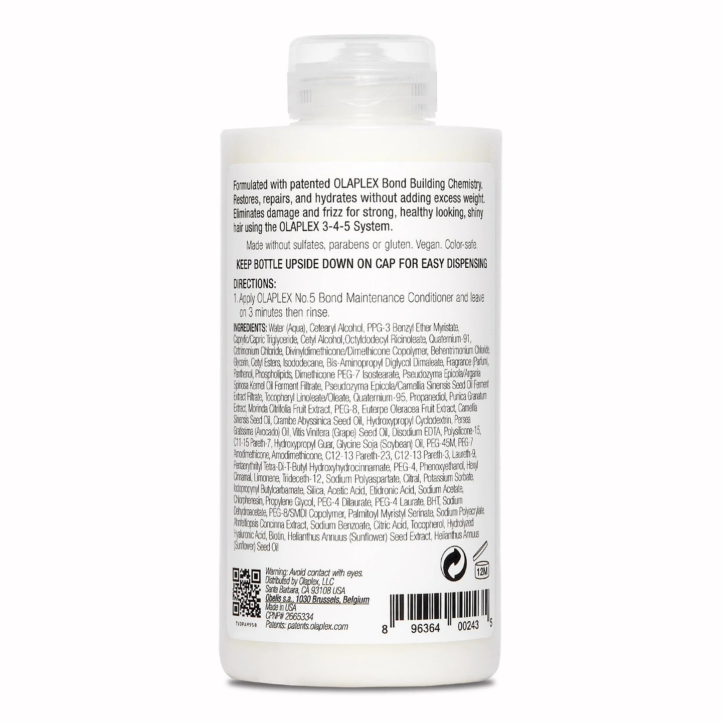 Olaplex No.5 Bond Maintenance Conditioner Ingredients