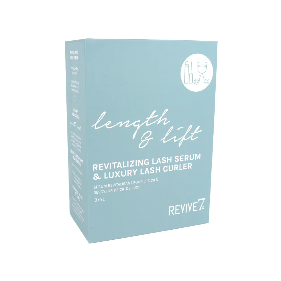 Revive7 Lash Serum & Eye Curler Packaging Canada