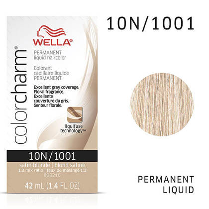Wella (Liquid) Color Charm - (N) Natural 10N/1001, 42ml 1.4oz