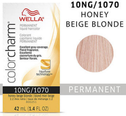 Wella (Liquid) Color Charm - (NG) GOLD 10NG/1070 Honey Beige Blonde 42ml / 1.4oz