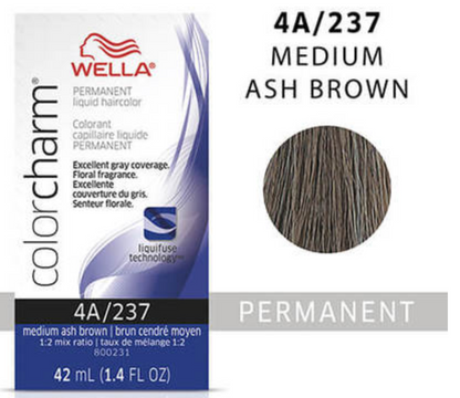 Wella (Liquid) Colour Charm - 4A / 237 Medium Ash Brown 42ml 1.4oz