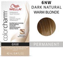 Load image into Gallery viewer, Wella (Liquid) Colour Charm - (NW) NATURAL 6NW Dark Natural Warm Blonde 42ml / 1.4oz
