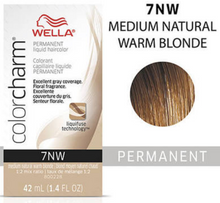 Load image into Gallery viewer, Wella (Liquid) Colour Charm - (NW) NATURAL 7NW Medium Natural Warm Blonde 42ml / 1.4oz
