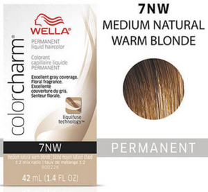 Wella (Liquid) Colour Charm - (NW) NATURAL 7NW Medium Natural Warm Blonde 42ml / 1.4oz