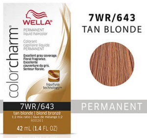 Wella (Liquid) Colour Charm - 7WR / 643 Tan Blonde 42ml 1.4oz