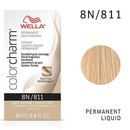 Wella (Liquid) Color Charm - (N) Natural 8N/811, 42ml 1.4oz