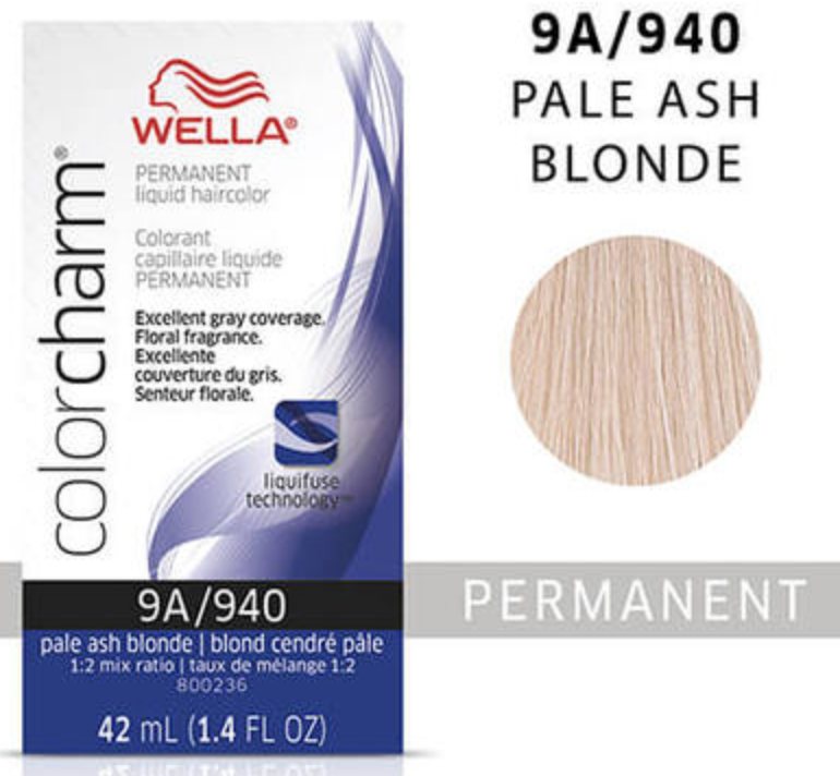 Wella (Liquid) Colour Charm - 9A / 940  Pale Ash Blonde 42ml 1.4oz