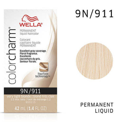 Wella (Liquid) Color Charm - (N) Natural 9N/911, 42ml 1.4oz