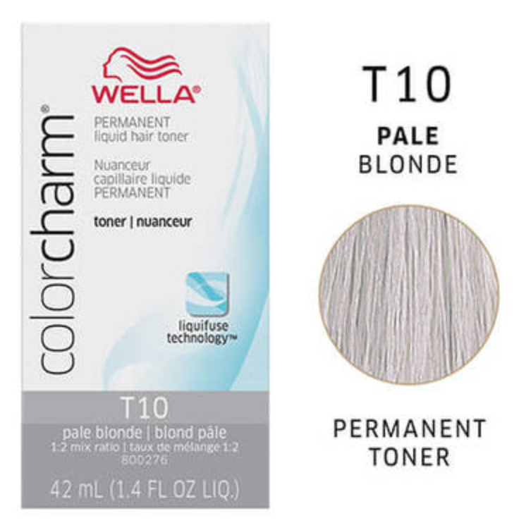 Wella (Liquid) Color Charm - Toner T10 Pale Blonde 42ml 1.4oz