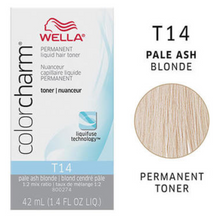 Load image into Gallery viewer, Wella (Liquid) Color Charm - Toner T14 -Pale Ash Blonde 42ml 1.4oz
