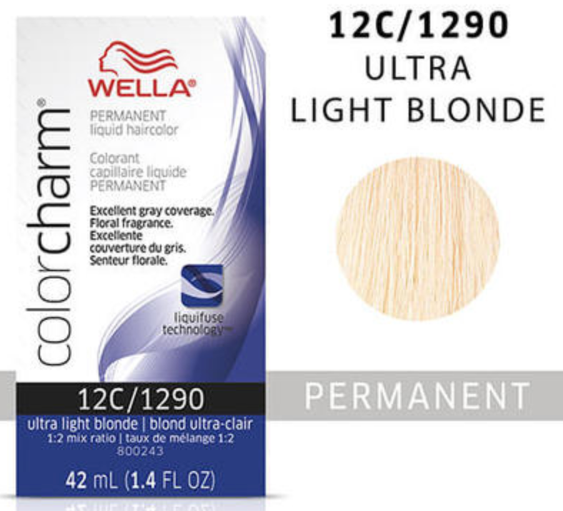 Wella (Liquid) Colour Charm - 12C / 1290 Ultra Light Blonde 42ml 1.4oz