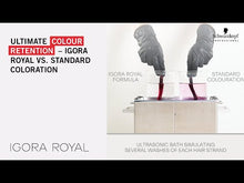 Load and play video in Gallery viewer, Ultimate colour retention - IGORA ROYAL vs. standard coloration
